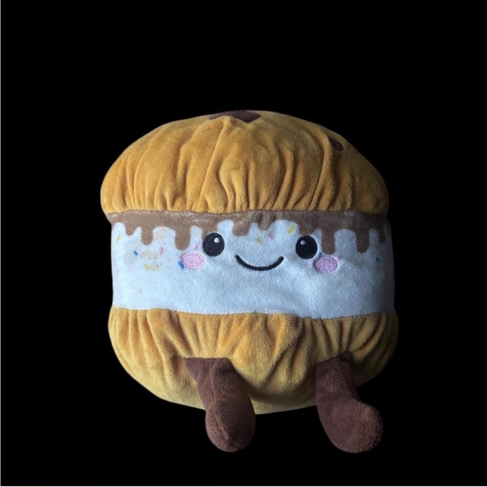 Smiling S'mores Soft Plush Pillow